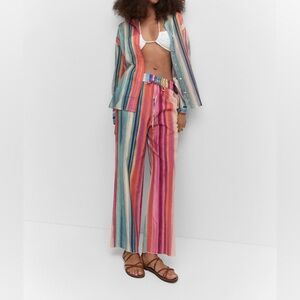 Mango striped pants